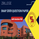 SNAP 2009 Question Paper with Solutions Pdf